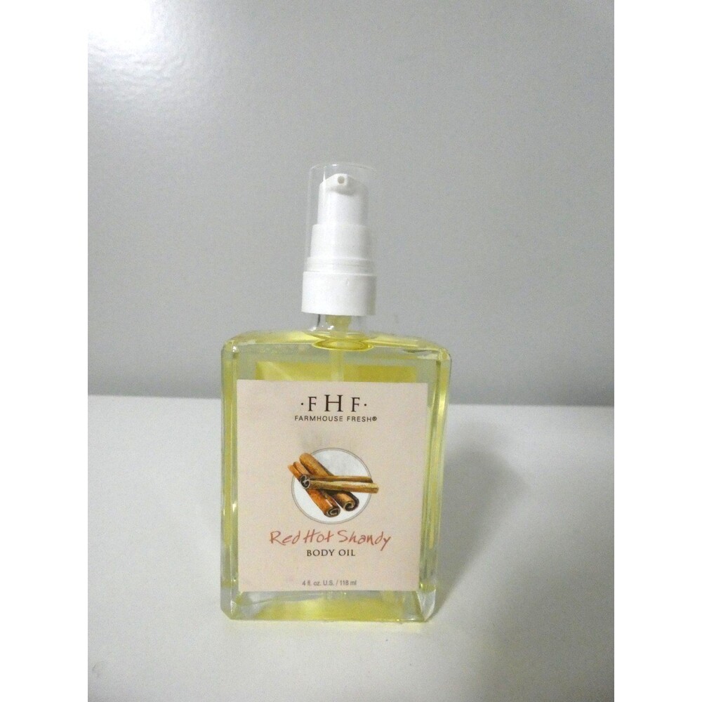 FarmHouse Fresh New Red Hot Shandy Body Oil 4 fl oz 118 ml